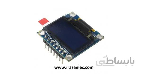 ماژول نمایشگر OLED تک رنگ 0.96 اینچ دارای ارتباط SPI