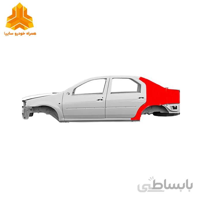 پوسته گلگیر عقب چپ ال90