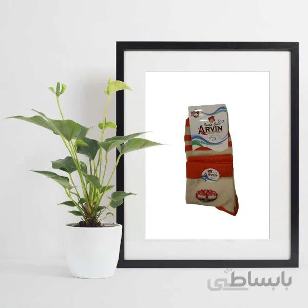 جوراب پسرانه Arvin دورنگ