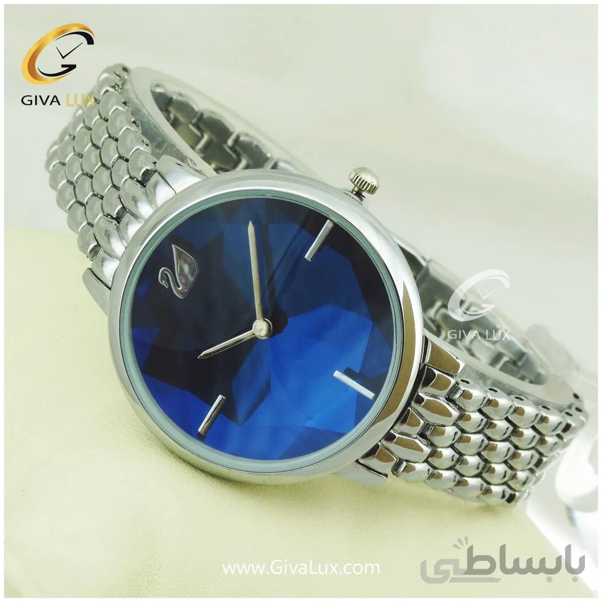 ساعت مچی زنانه سواروسکی بند فلزی