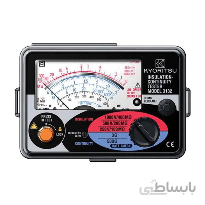 ميگر کیوریستو مدل KYORITSU 3132A ا ANALOG INSULATION TESTER KYORITSU 3132A