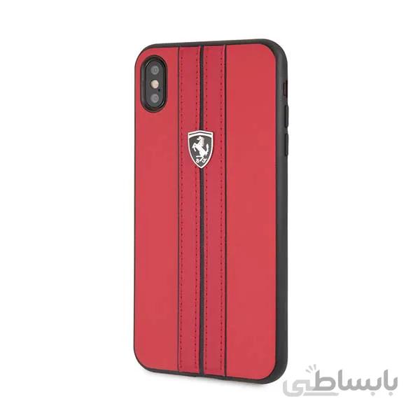 قاب سی جی موبایل Ferrari Leather برای iPhone Xs Max