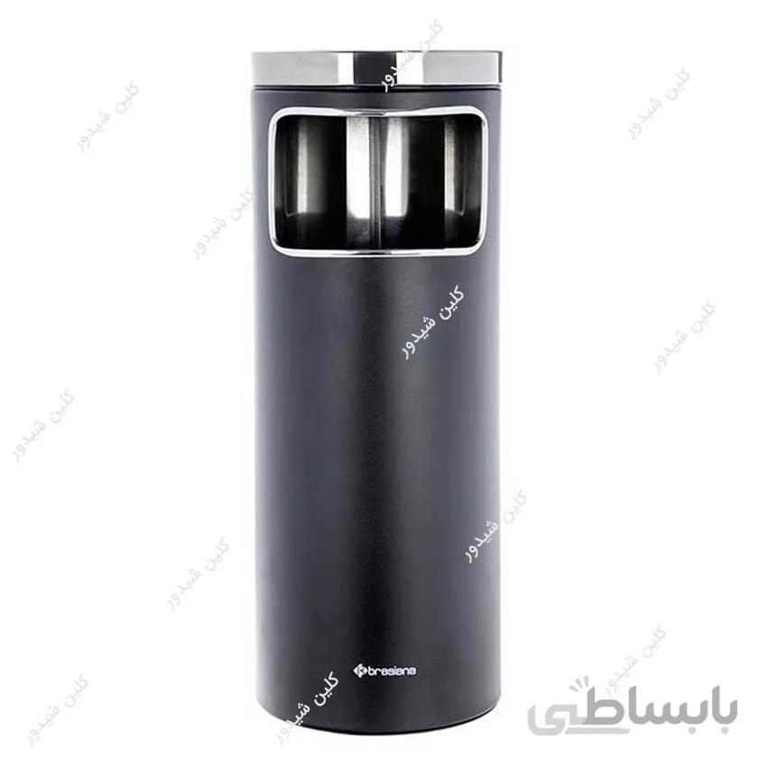 سطل زباله اداری براسیانا زیرسیگاری BLB110 - مشکی