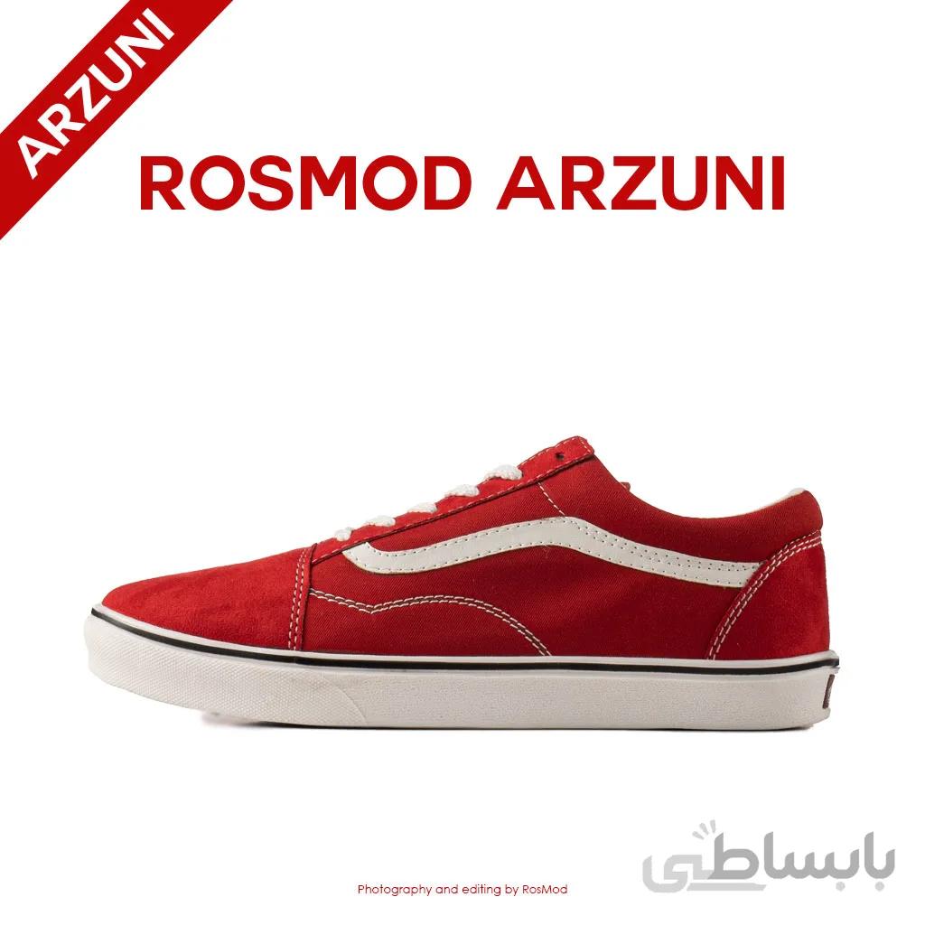 کتانی ساق کوتاه ونس قرمز – Vans Low Red