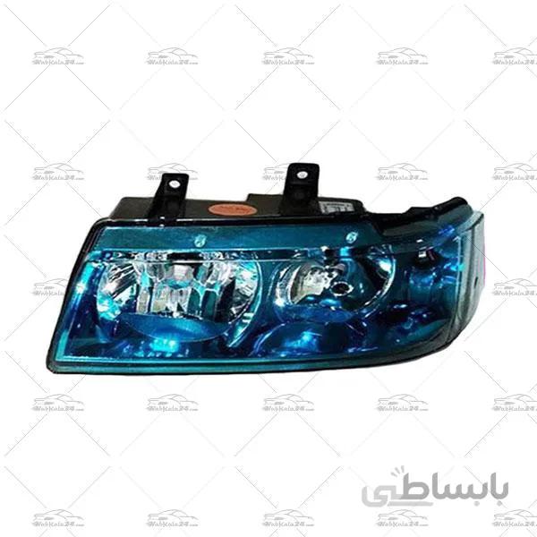 چراغ جلو اسپرت سمند طرح کروم آبی ا Blue Front Light For Samand Headlights