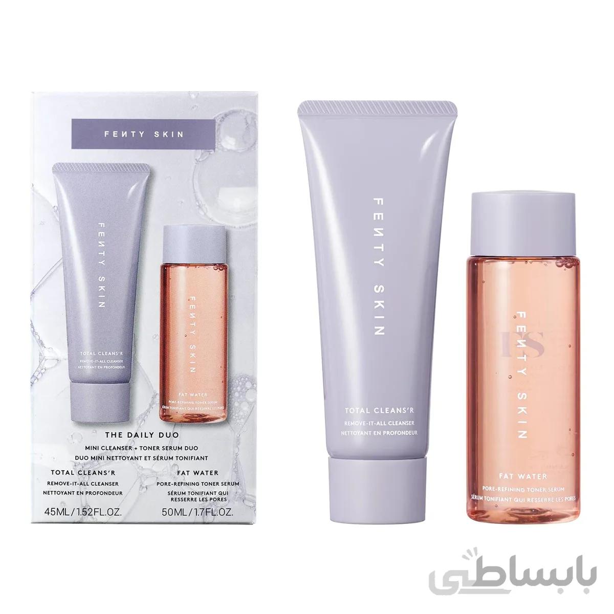 ست روزانه شوینده و تونر سرم 2در1 فنتی بیوتی FENTY SKIN