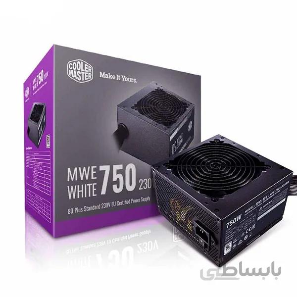 منبع تغذیه کولر مستر مدل CoolerMaster MWE 750 WHITE 230V-V2
