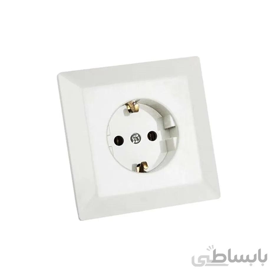 پریز ارتدار توکار با مغزی سرامیک طرح قدیم پارت الکتریک
