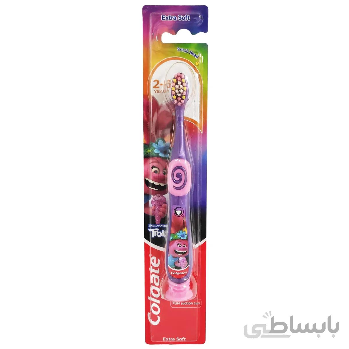 مسواک کودک 2_6 سال colgate trolls