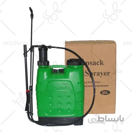 سمپاش دستی و پشتی 20 لیتری metec