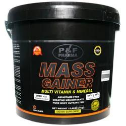 پودر مس گینر شکلاتی پی اند اف فارما ا Mass Gainer P And F Pharma