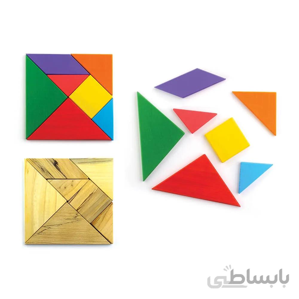 بازی فکری تنگرام رنگی