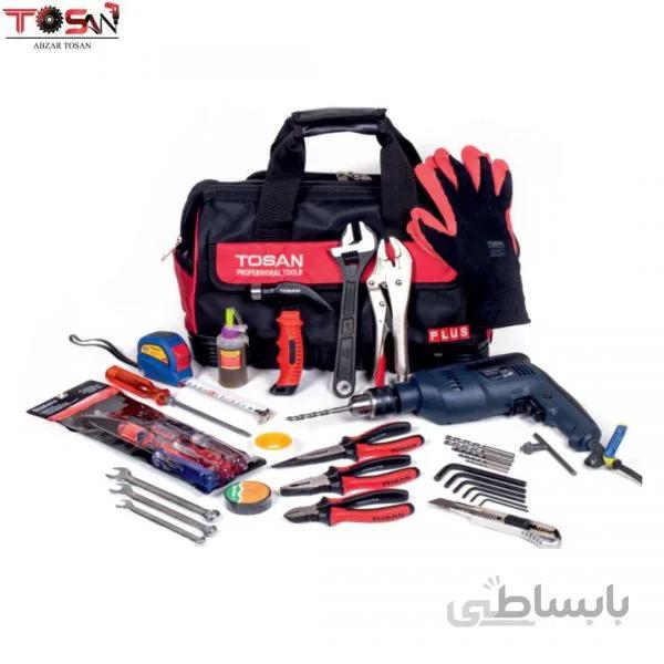 کیت ابزار خانگی 35 پارچه توسن