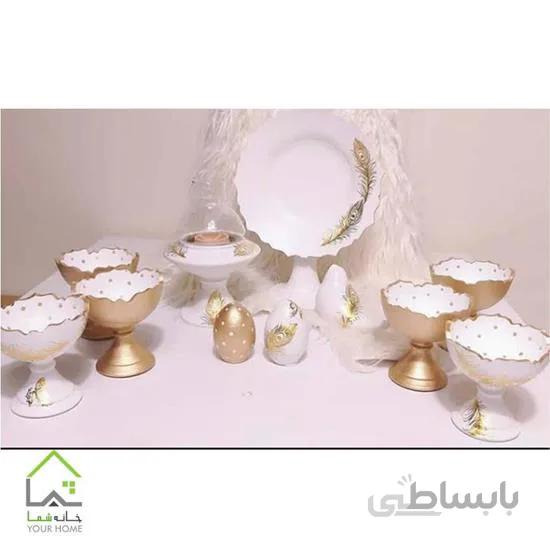 مجموعه ظروف هفت سین سفالی
