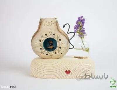 گلدان رو میزی گربه ماهی بدل | 1148