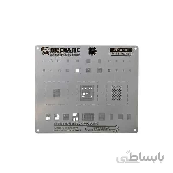 شابلون ایفون یازده یازده پرو و یازده پرومکس مدل MECHANIC iTin 20