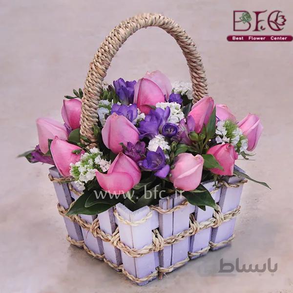 سبد گل بهاری