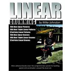 کتاب آموزش درام Mike Johnston_Linear Drumming