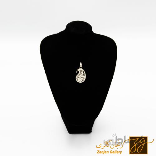 اویز گردنبند طرح ترمه کد 11