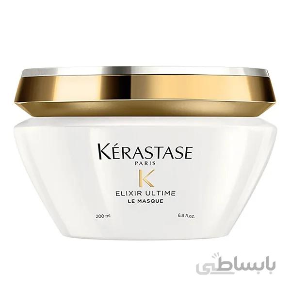 ماسک موی کراستاس kerastase مدل الکسیر التایم Elixir Ultime حجم ۲۰۰ml| درخشان‌کننده، نرم‌کننده، تقویت قوی مو ا kerastase Masque Elixir Ultime 200ml