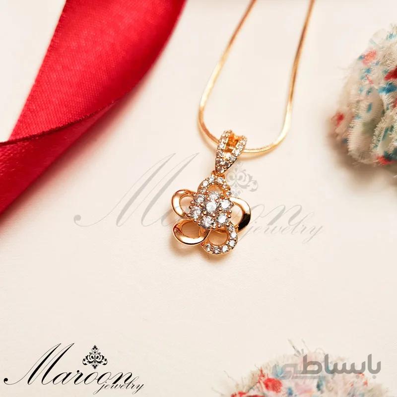گردنبند فلاور طلایی مارون CN132