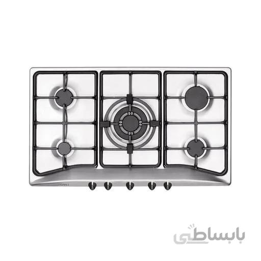 اجاق گاز ۵ شعله استیل کن مدل IS-9501 ا Can Gas Hob model IS-9501