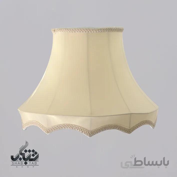 شید آباژور مدل دالبر برعکس سایز 45 کرم – سرپیچ E27