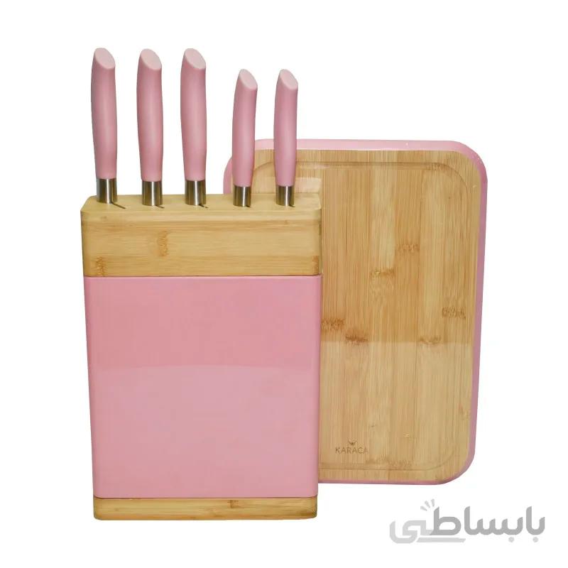 سرویس چاقو آشپزخانه 7 پارچه کاراجا کد 8763