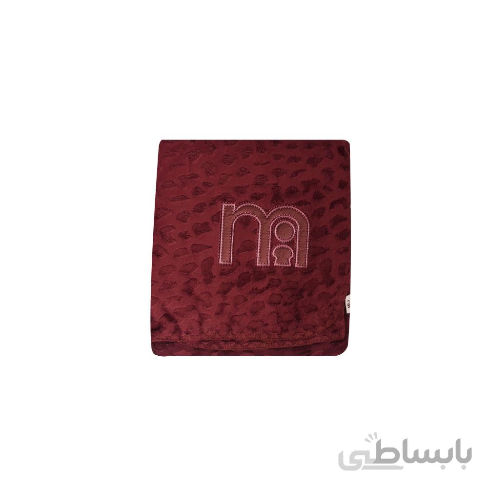 پتو نوزاد مادرکر mothercare مدل M1081 سایز 80×80 سانتیمتر جگری