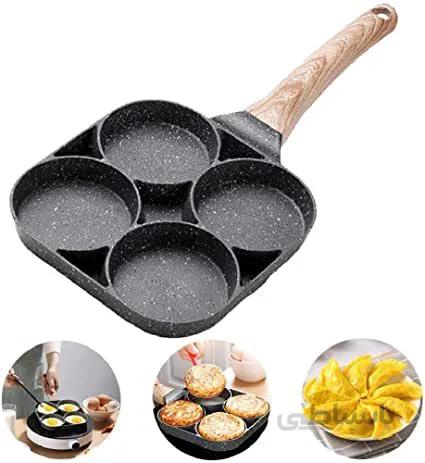 ماهیتابه نچسب گرانیتی 4 تکه CHU GONG FU تابه کرپ چهار قسمتی