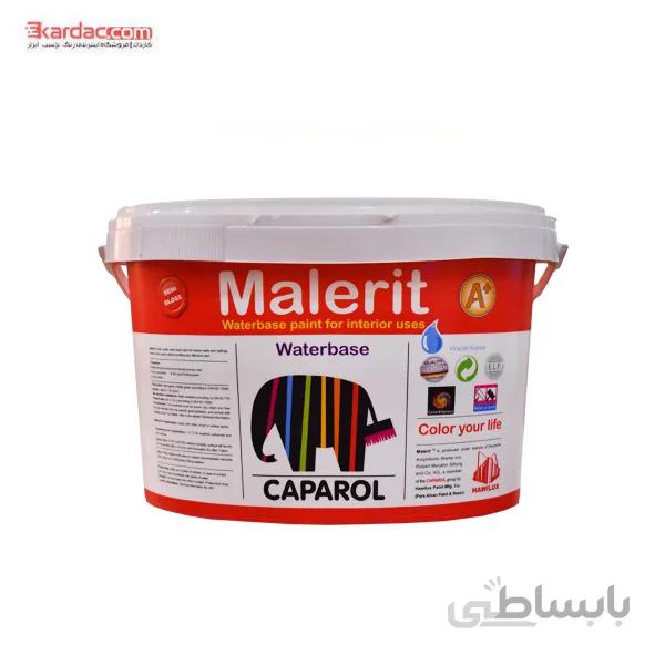 رنگ اکریلیک سفید نیمهبراق مالریت کاپارول ا Caparol Malerit Acrilyc Paint for Interior Uses, Waterbase Low VOC