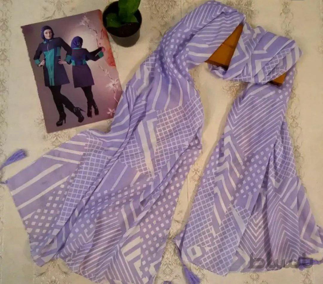 شال یاسی نخی بهاره طرح یک