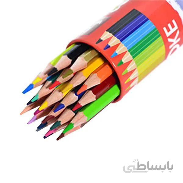 مداد رنگی ووک 24 رنگ لوله ای