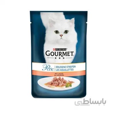 پوچ Gourmet تهيه شده از ماهي قزل آلا مخصوص گربه - 85 گرم
