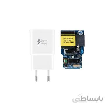 شارژر مسافرتی اورجینال سامسونگ مدل EP-TA20EWE با قابلیت شارژ سریع ا samsung EP-TA20EWE Fast Charge Travel Adapter