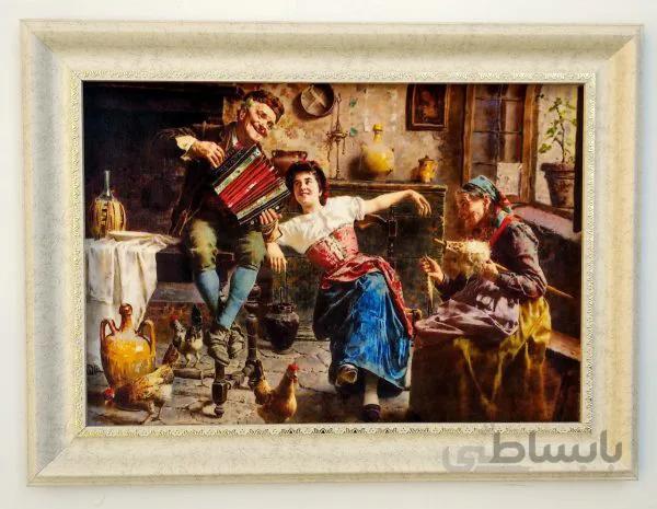 تابلو فرش نقاشی اروپایی1001