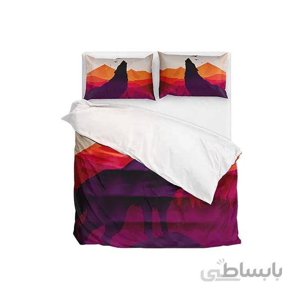 ست لحاف تک نفره ۴ تکه سه بعدی king size -طرح YOWL