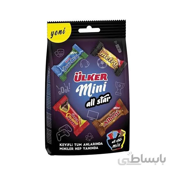 شکلات اولکر Mini all star وزن 100 گرم