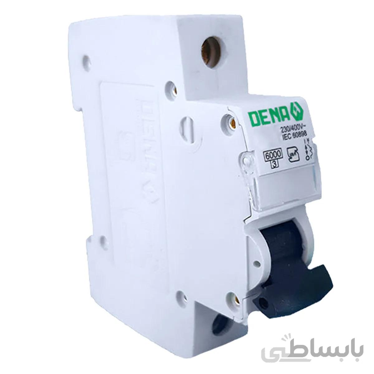 فیوز مینیاتوری 16 آمپر 6000 یک پل دنا الکتریک