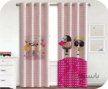 پرده چاپی خترانه طرح عروسک کد 823824