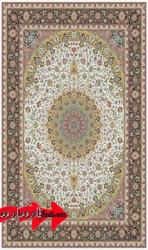 نقشه اصفهان کرم فرش 1200 شانه کاشان