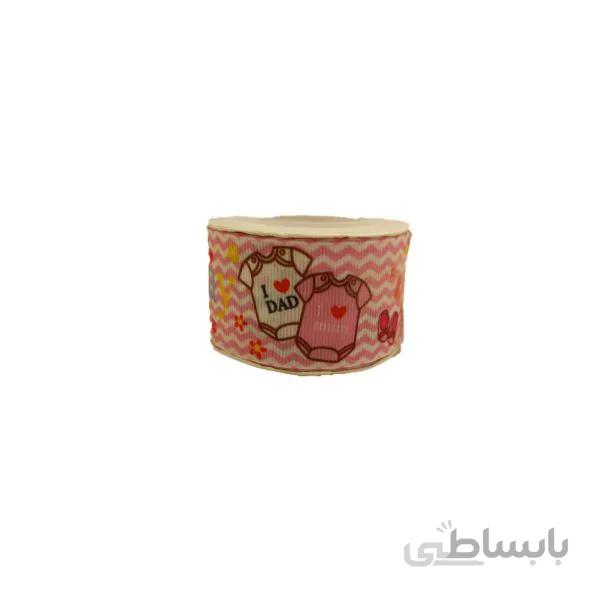 روبان گروگن 4 سانت طرح دار متری کد 3082G