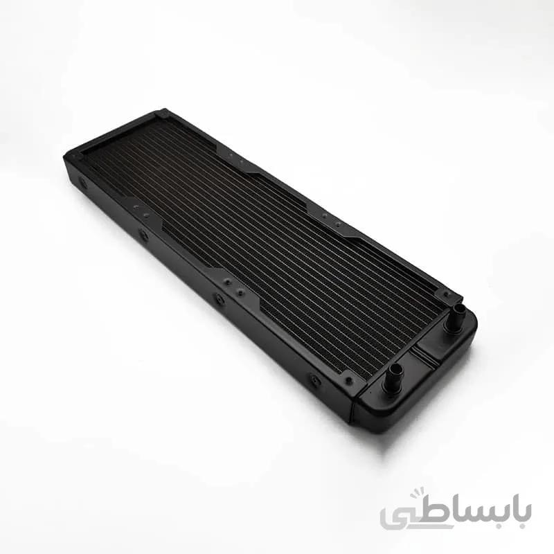 رادیاتور آلومینیومی واترکولینگ 395x120x30 میلیمتر 3 فن 12 در 12 ا water cooling radiator3 fan 12x12cm