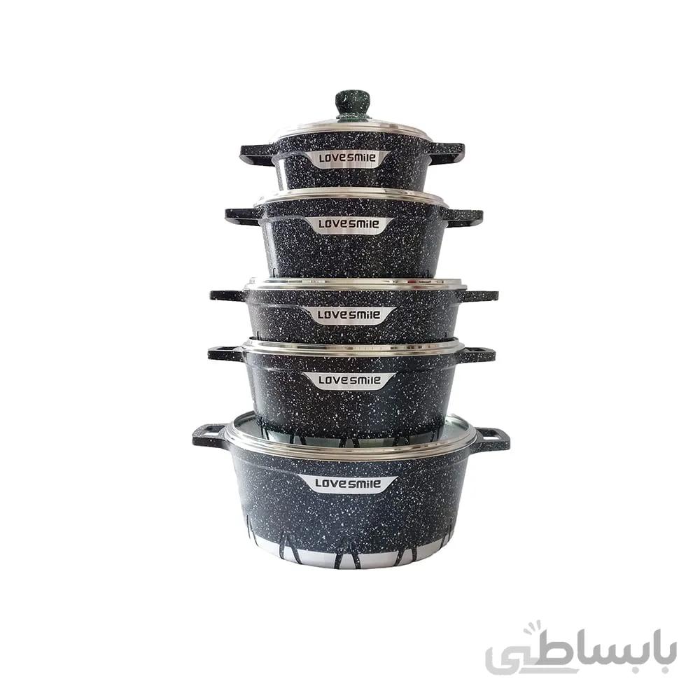سرویس قابلمه 10 پارچه لاو اسمایل