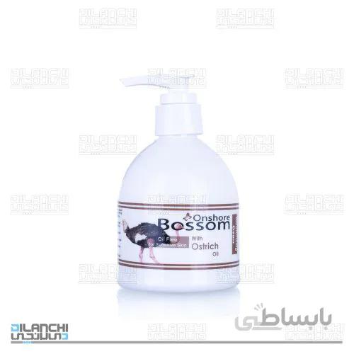 کرم مرطوب کننده انشور بوسوم مدل روغن شترمرغ حجم 250 میلی لیتر