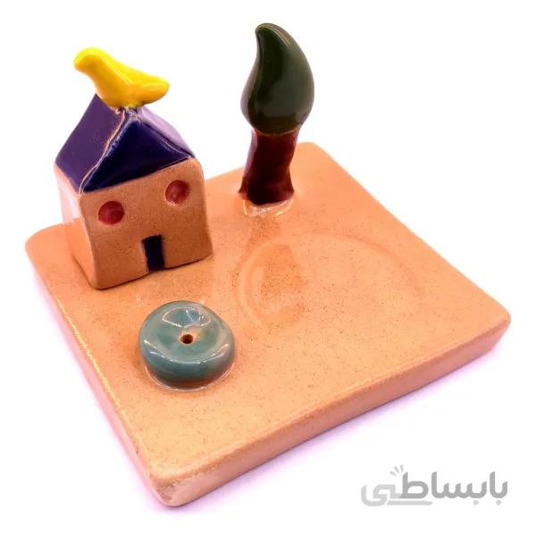 جاعودی و جاوارمری سرامیکی دست ساز مدل خانه