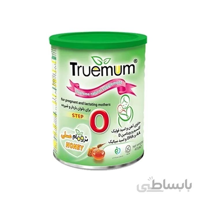 پودر مکمل غذایی ترومام وانیلی تروویتال 400 گرم ا Truevital Truemum Vanilla Supreme natural supplement 400 gr