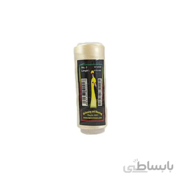 نخ ابریشمی شماره 2 شیری کد 4543A