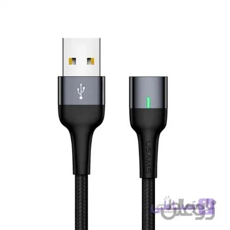 کابل تبدیل USB به microUSB  یوسامز مدل US-SJ328 طول 1 متر