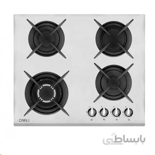اجاق گاز ۴ شعله شیشهای کن مدل IG-6403 ا Can Gas Hob model IG-6403